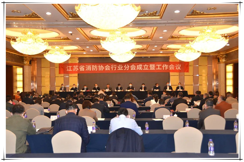 集团董事長(cháng)王根彬参加江苏省消防协会行业分(fēn)会成立暨工作会议